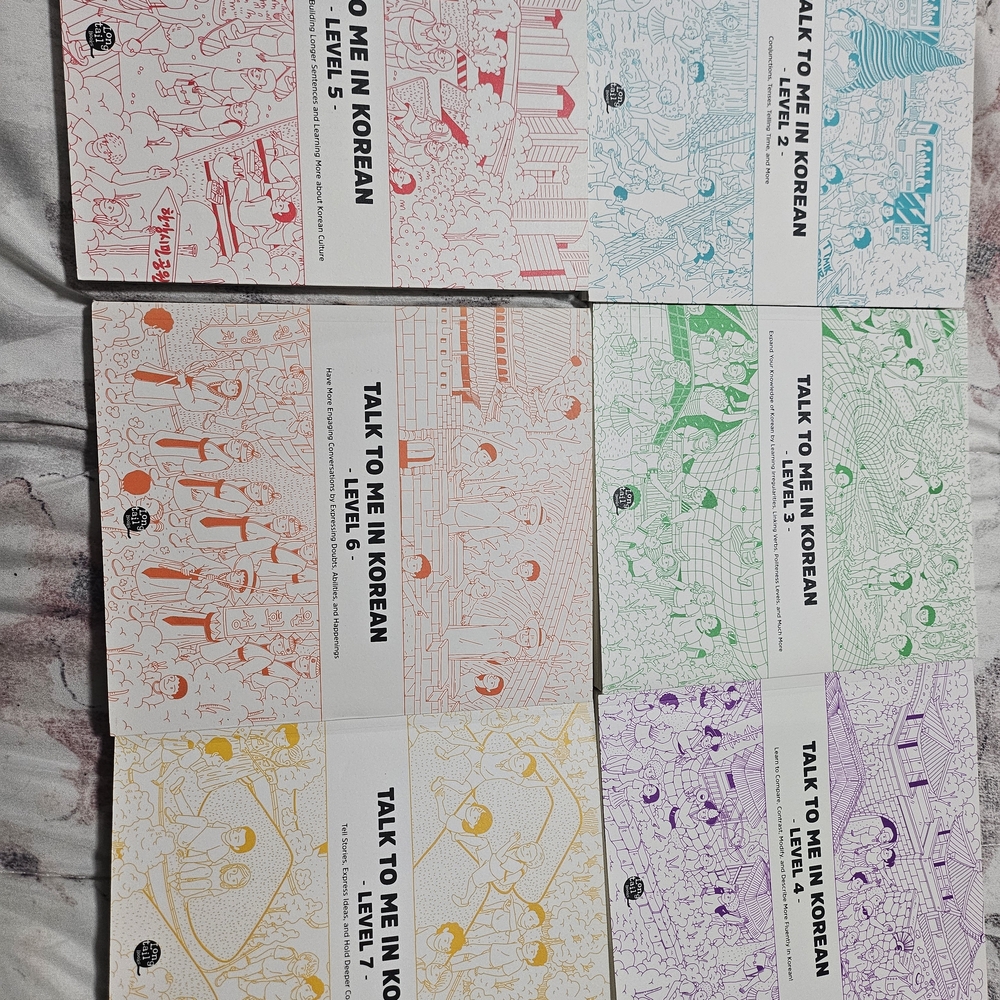 Talk To Me In Korean Level 2-7Book Set